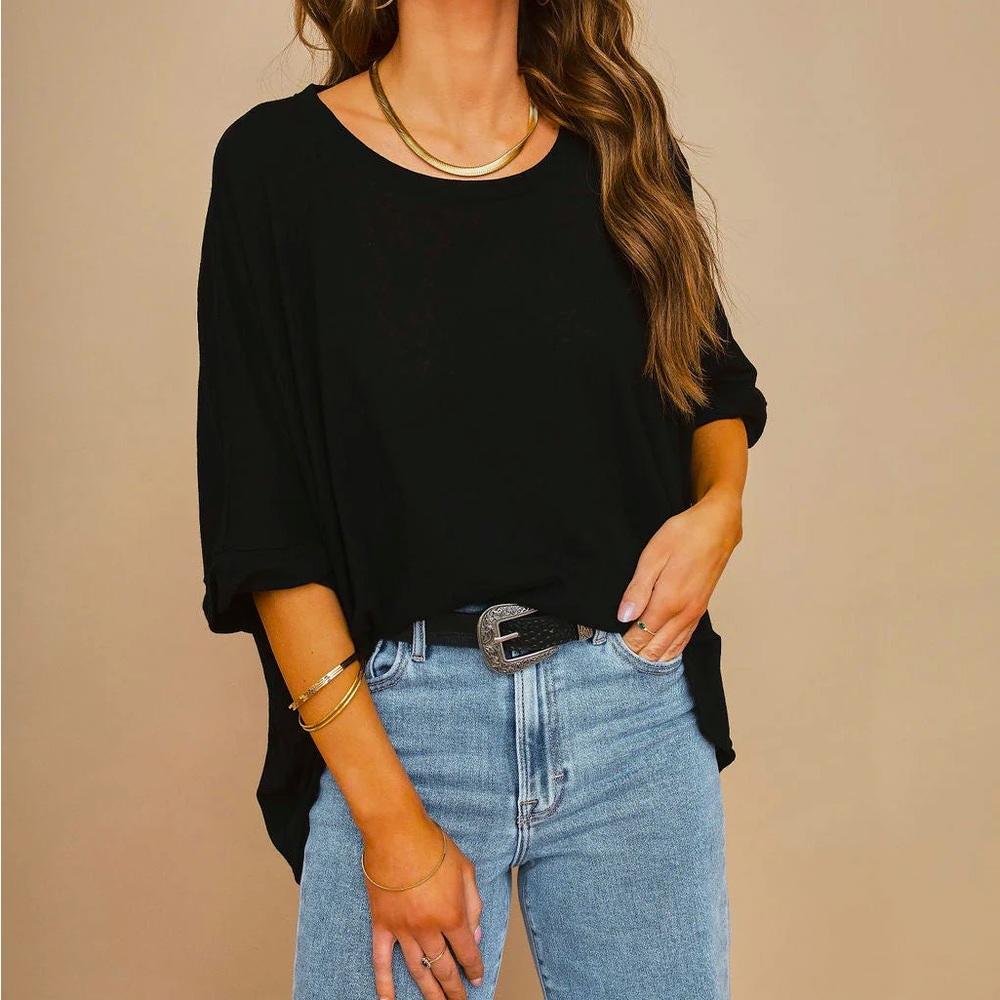 Laney Cotton Blend High-Low Tee - Small